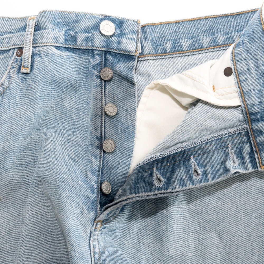 AGolde Parker Vintage Cut Off Denim Shorts - Size 32 - Picture 5 of 9